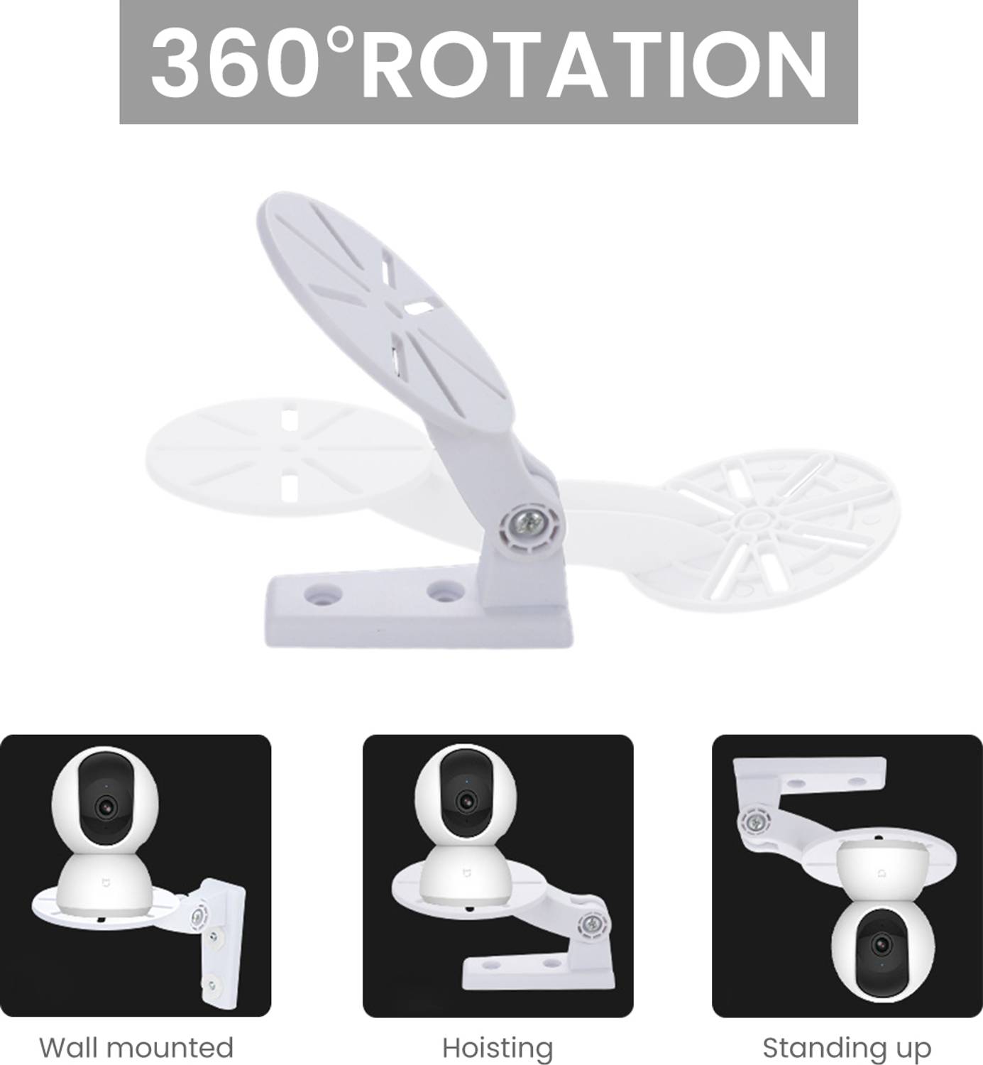 ZITRONIX Wall Suction Camera Mount White - Image 4