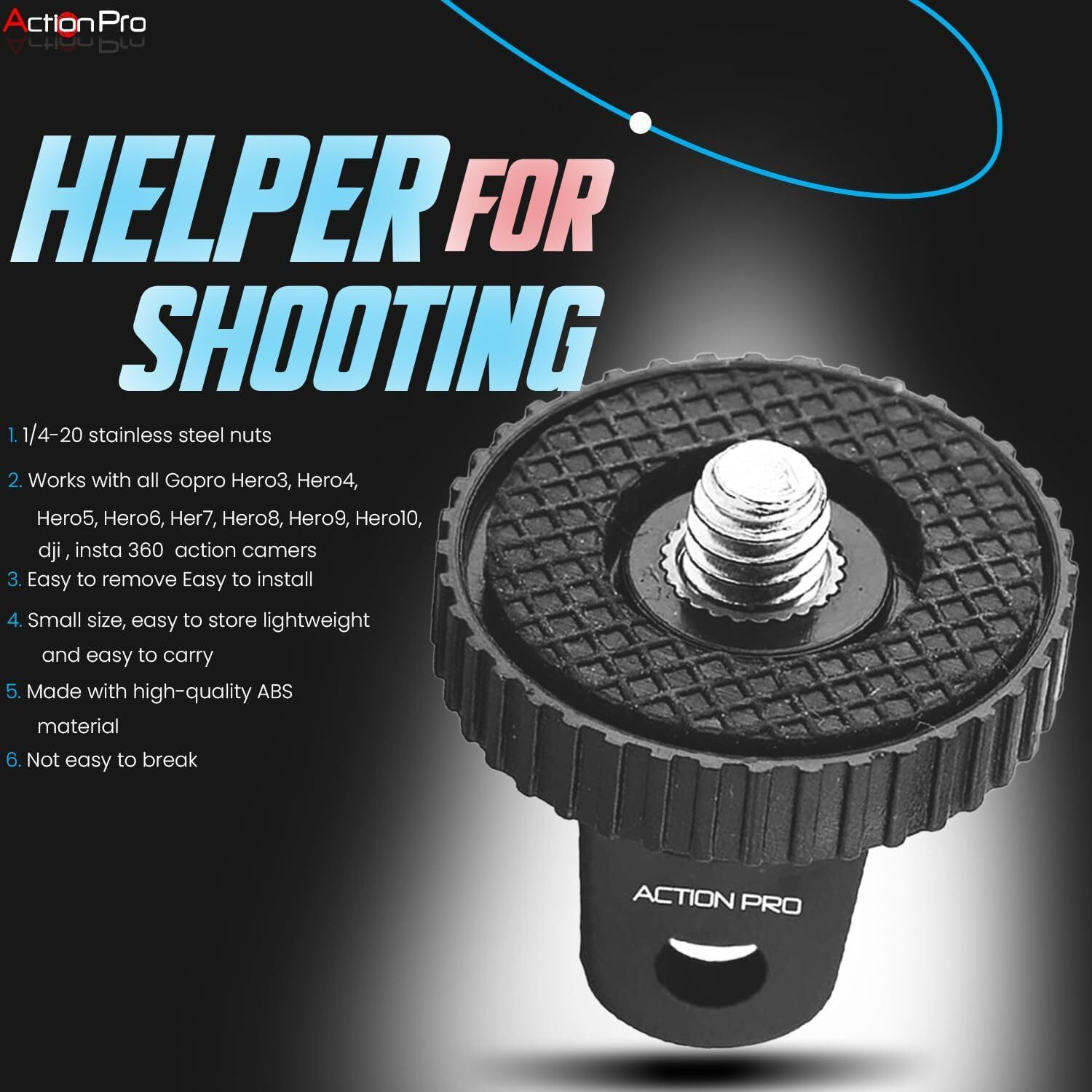 Image of Action Pro Pole Mount Soft Top Camera Mount