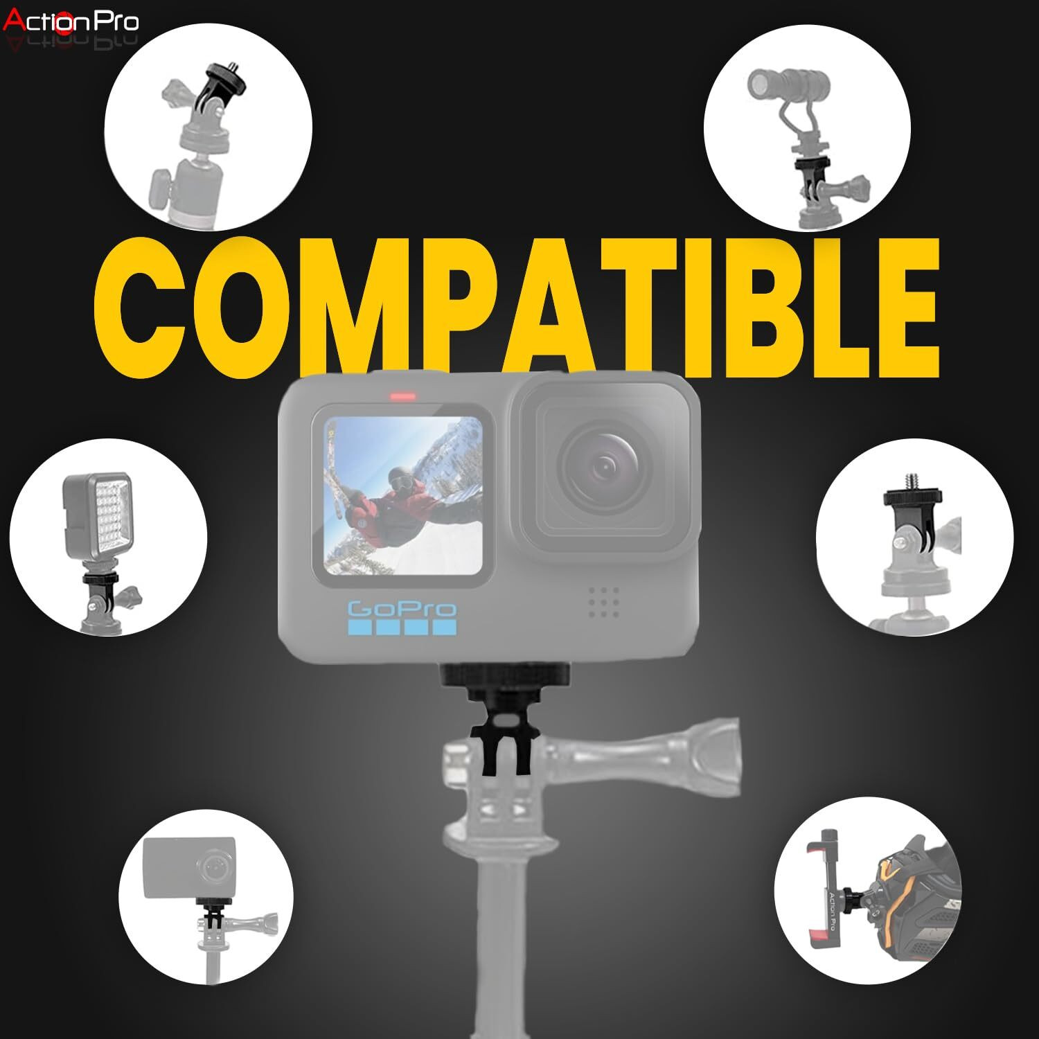 Image of Action Pro Pole Mount Soft Top Camera Mount