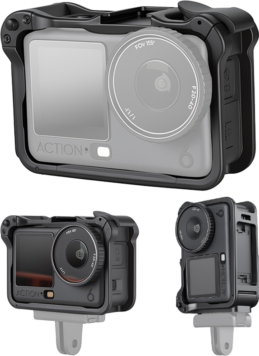 Image of Adofys Body Flat Placement Camera Mount (Black)