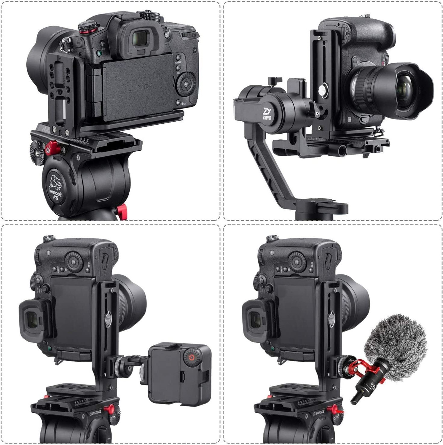 Image of Clickgone Body Grip Camera Mount (Black)