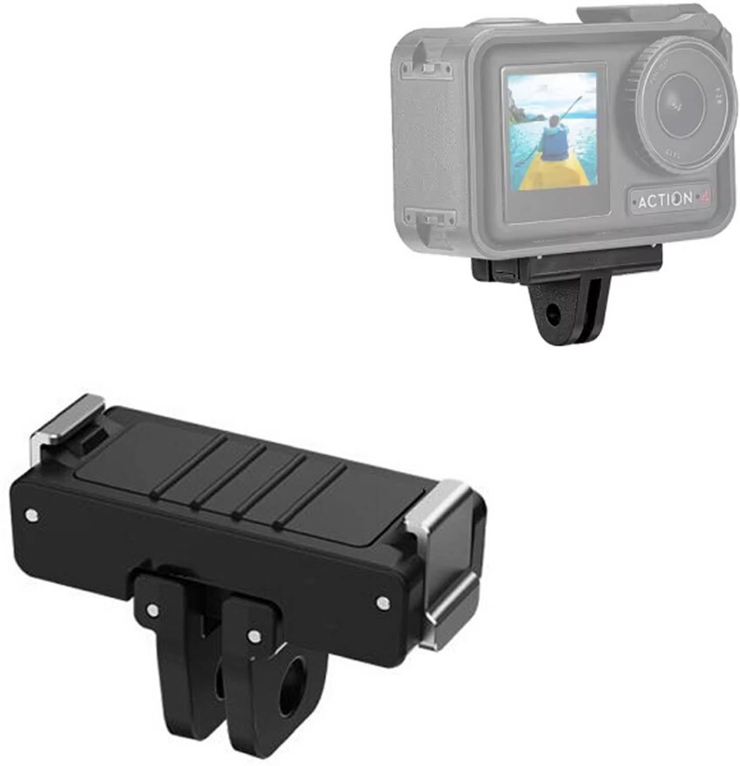 PhotoMax Magnetic Quick Release Mount Adapter Tripod - Black