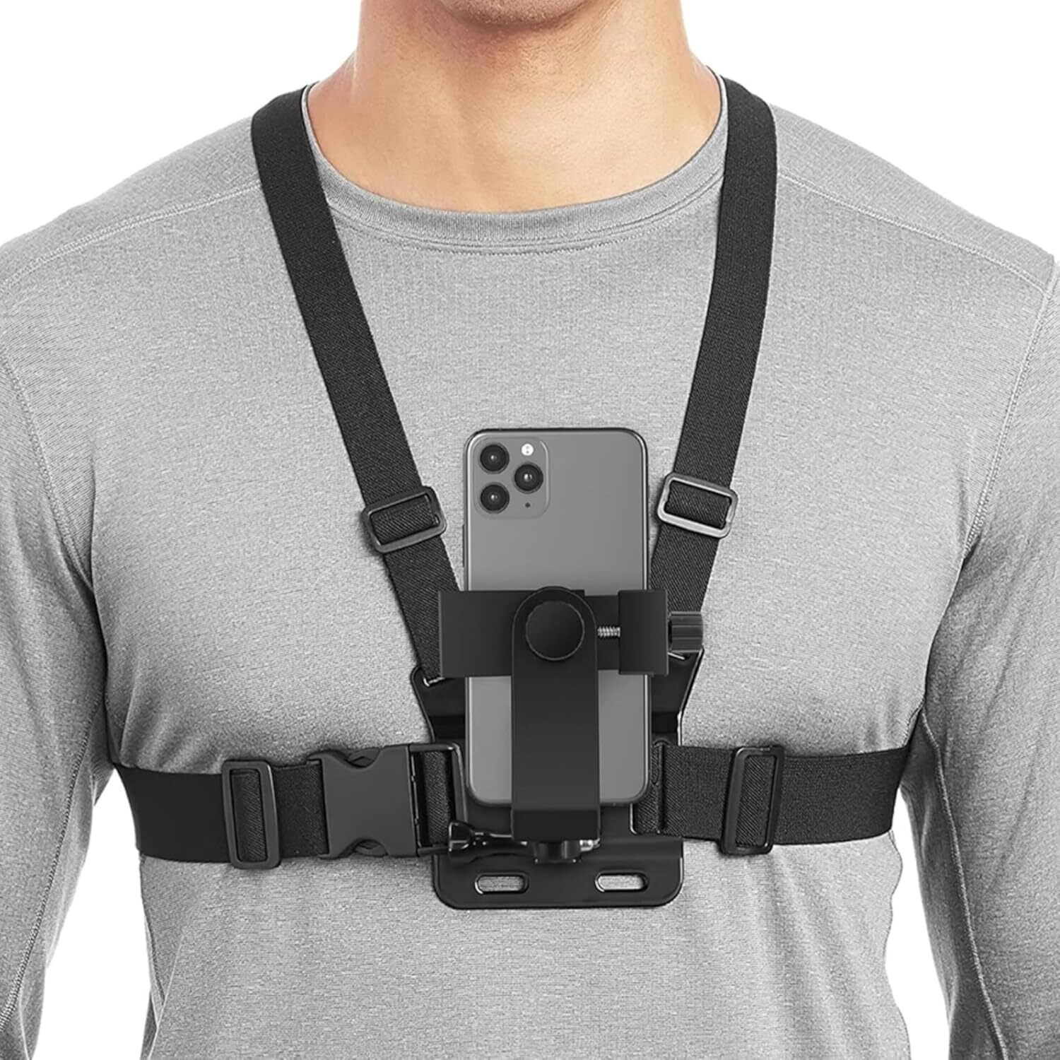 Image of GUOi Mobile Phone Chest Strap Mount GoPro Chest Harness Holder for-VLOG /POV Strap