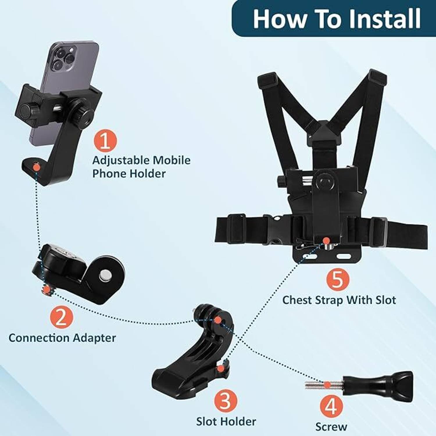 PICPRO Body Strap Camera Mount Black - Image 5