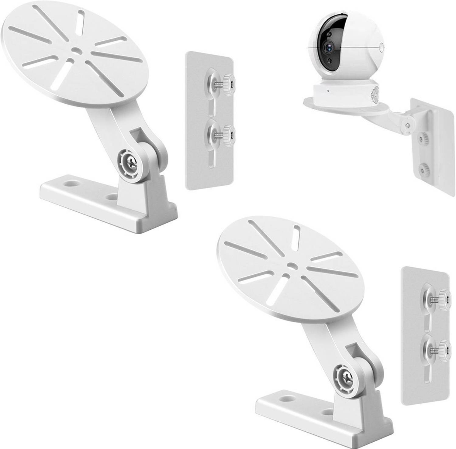 ZITRONIX Wall Suction Camera Mount White - Image 1
