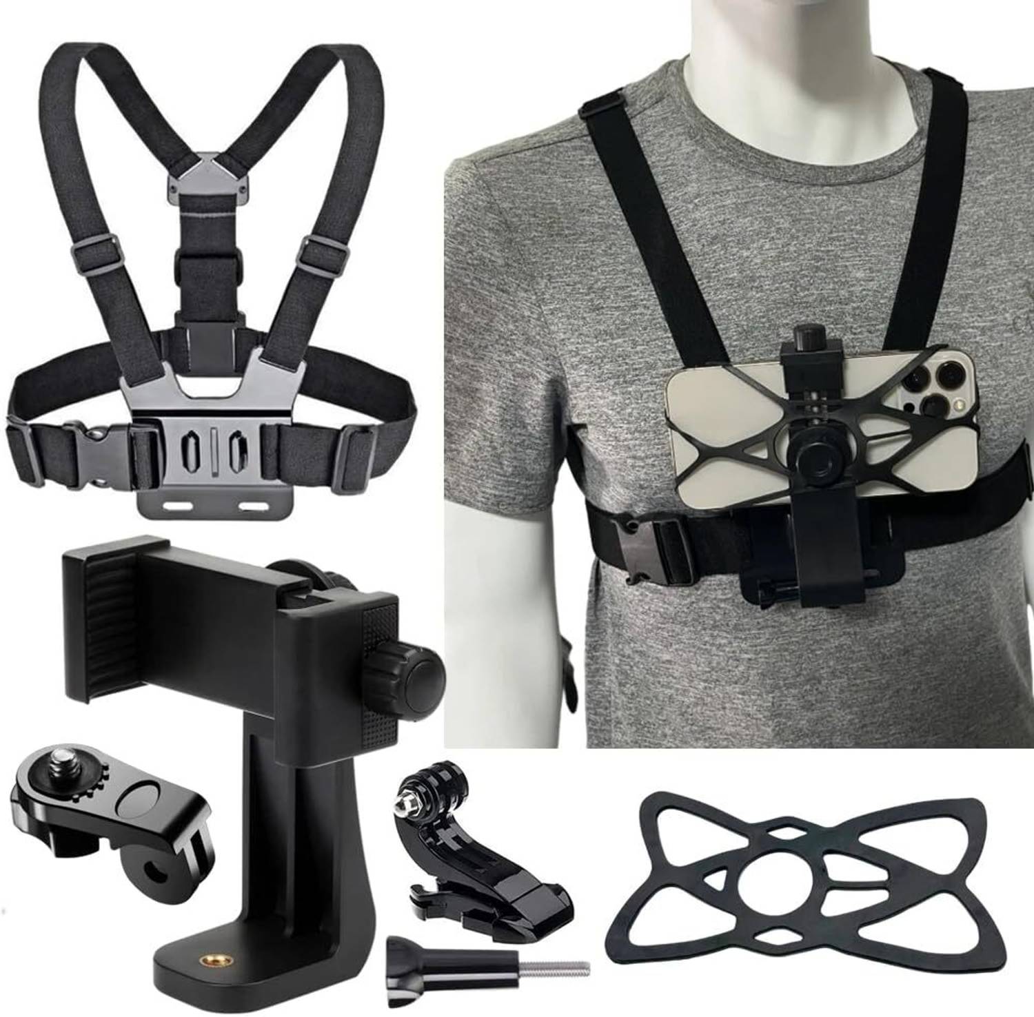 PICPRO Body Strap Camera Mount Black - Image 1
