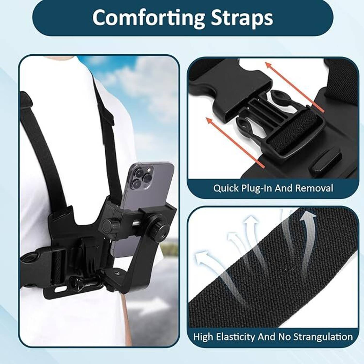 PICPRO Body Strap Camera Mount Black - Image 4