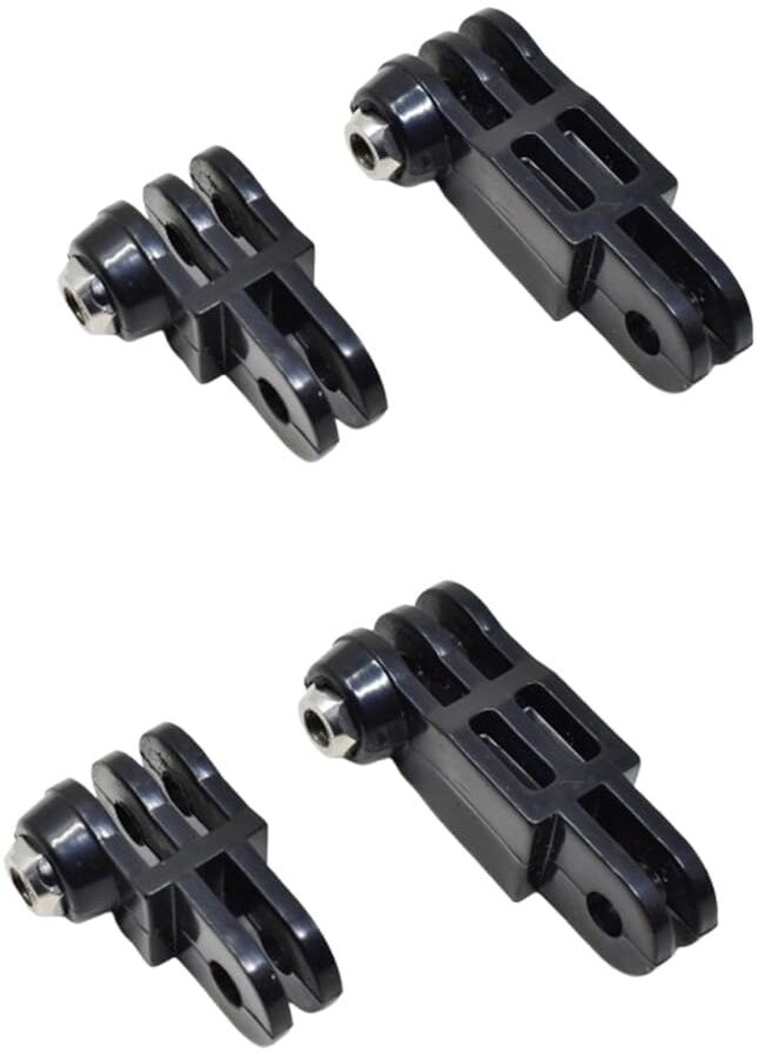 Image of Action Pro Helmet Flat Placement Camera Mount (Made in India Same Direction Straight Joints Connection (Pack Of 2))