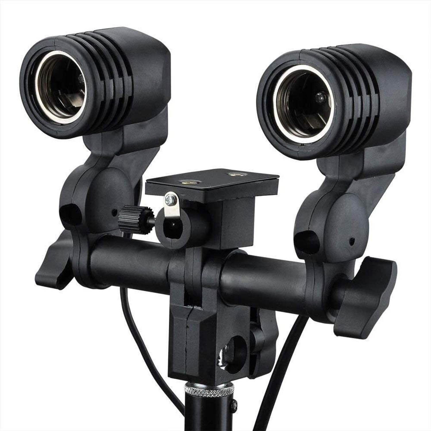 Image of PICPRO E27 Double Bulb Holder Photography Camera Rig