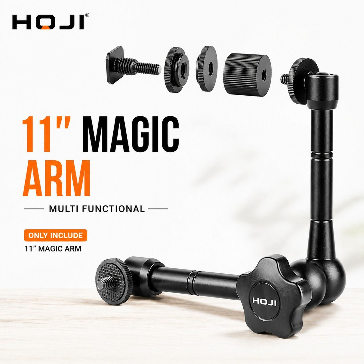 Image of HOJI Magic Arm 11 inch Mount 11 Inch Magic Arm Camera Mount with 1 /4 Screw Camera Rig