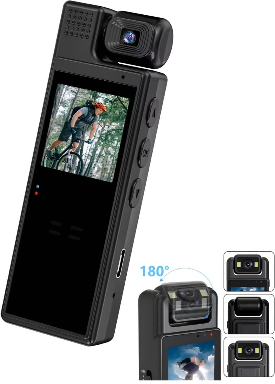 Omexcart 1 4K WiFi Security Body Cam