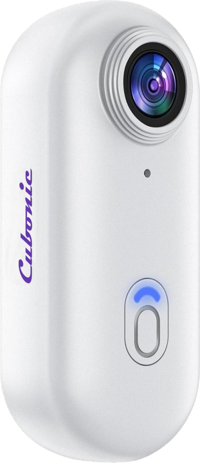 Image of Cubonic Microx 4K Ultra HD| Thumb Size WebCam BodyCam DashCam| CMOS Sensor| 1 Button Rec. Enabled |Wifi Real Time App Conrol| Camcorder| Waterproof| 800Mah Sports and Action Camera