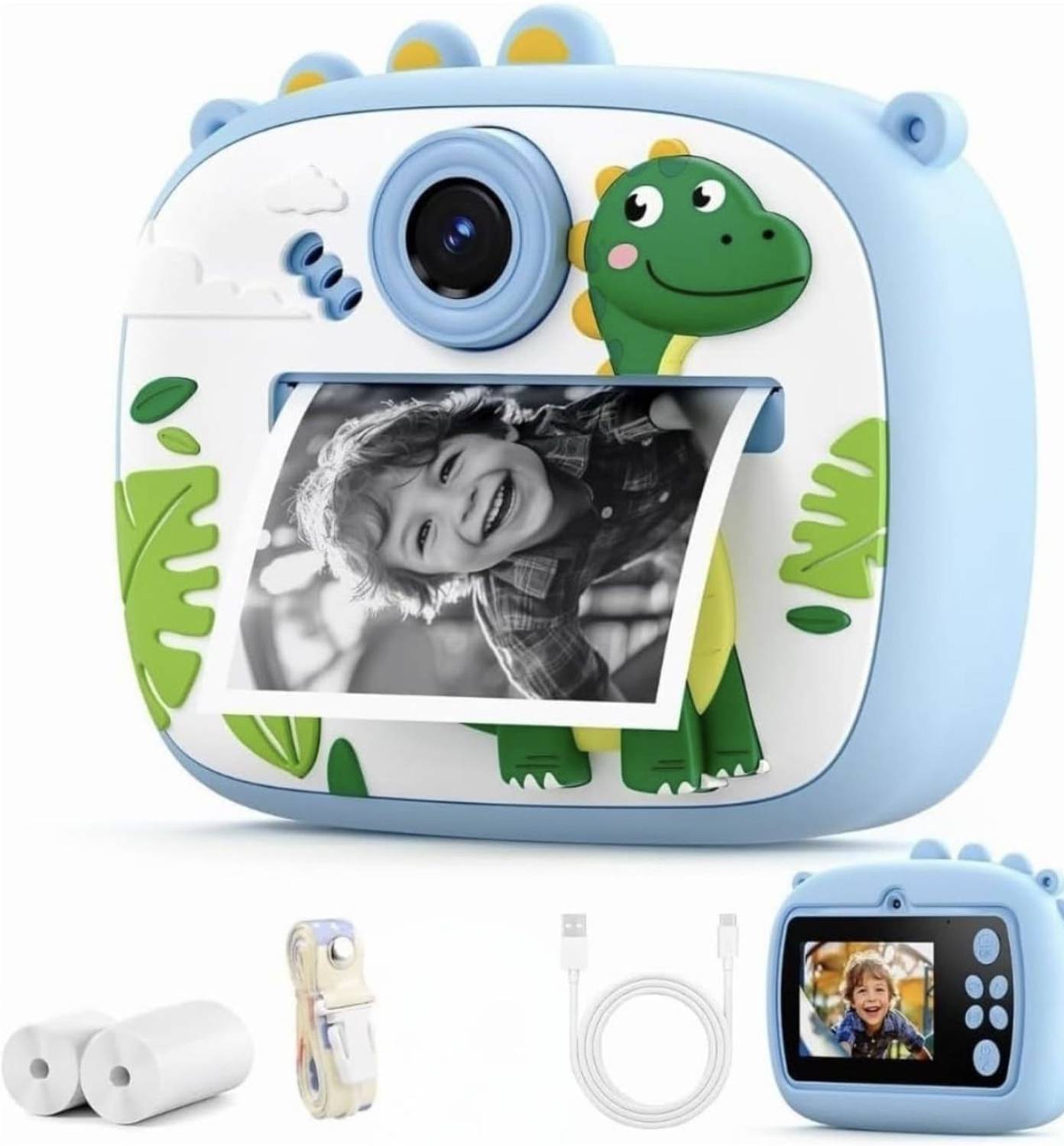 Zee Kids Camera with Instant Print - Mini Digital HD Photo & Video Toy Camera NO Instant Camera deal from flipkart