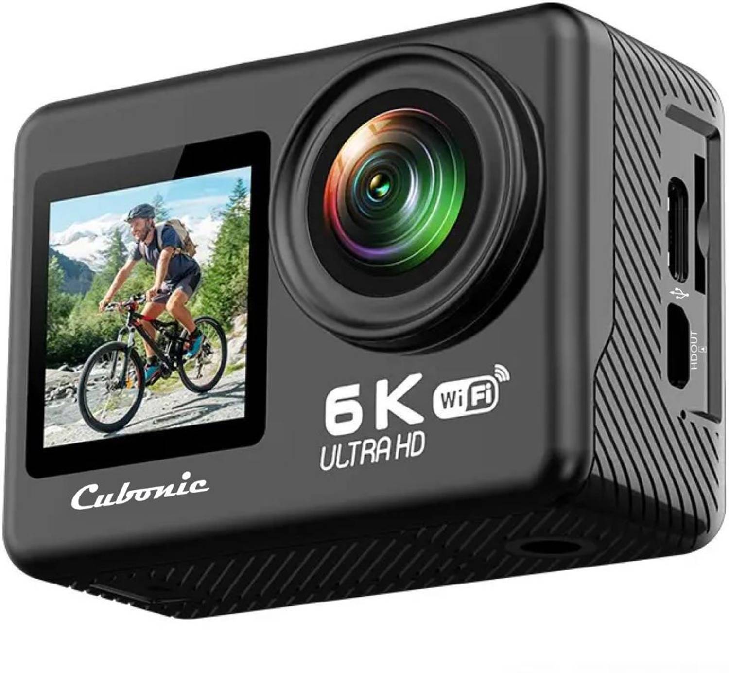 Cubonic 6k WiFi 30m Waterproof Dual Screen Reduced Heating Smooth