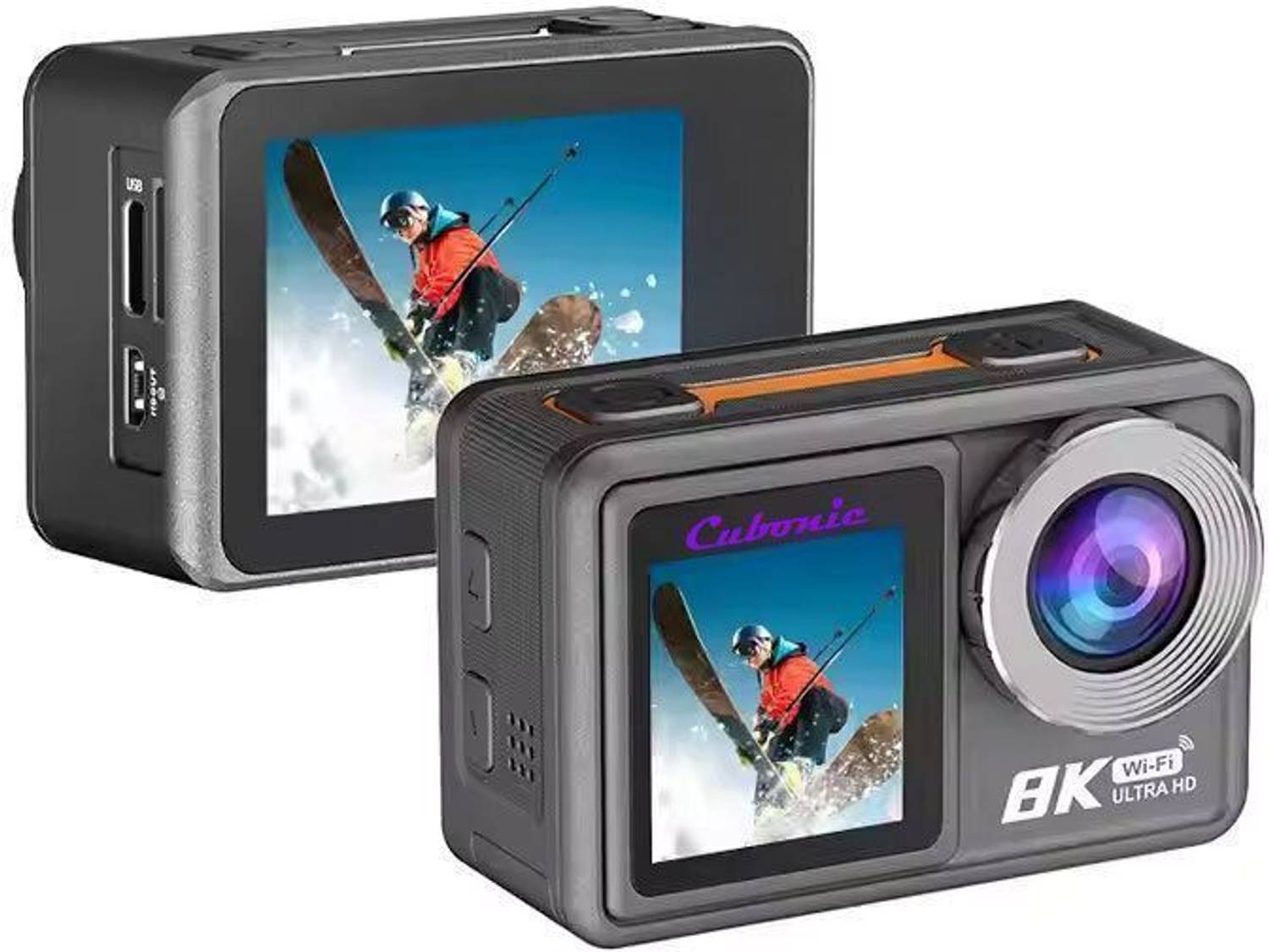 Cubonic 8K Ultra HD 50MP Touch Screen Dual Display for Outdoor Sh