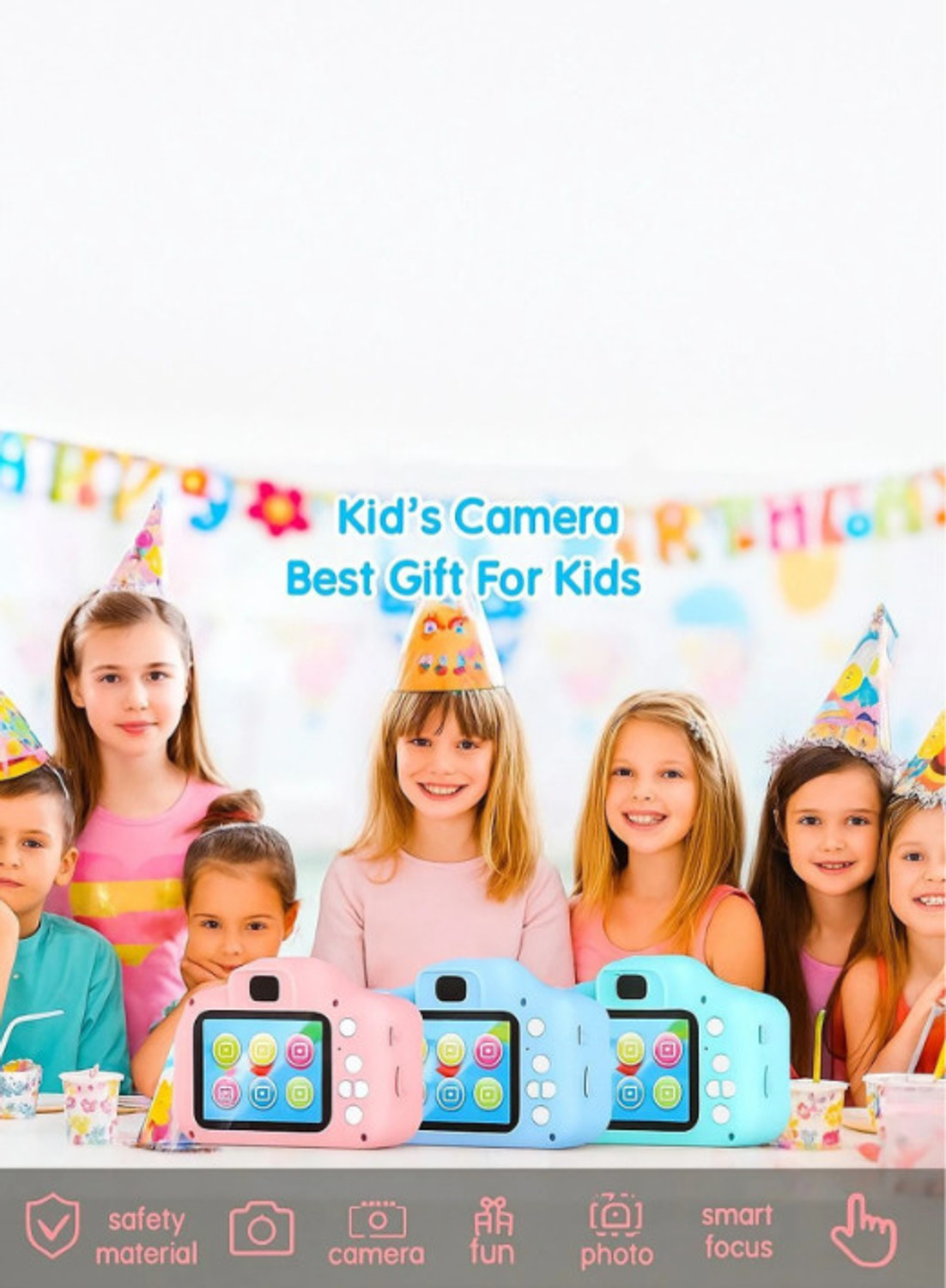 Image of Hokti Kids Instant Digital Camera (2026 Series) 1080p Point & Shoot Camera