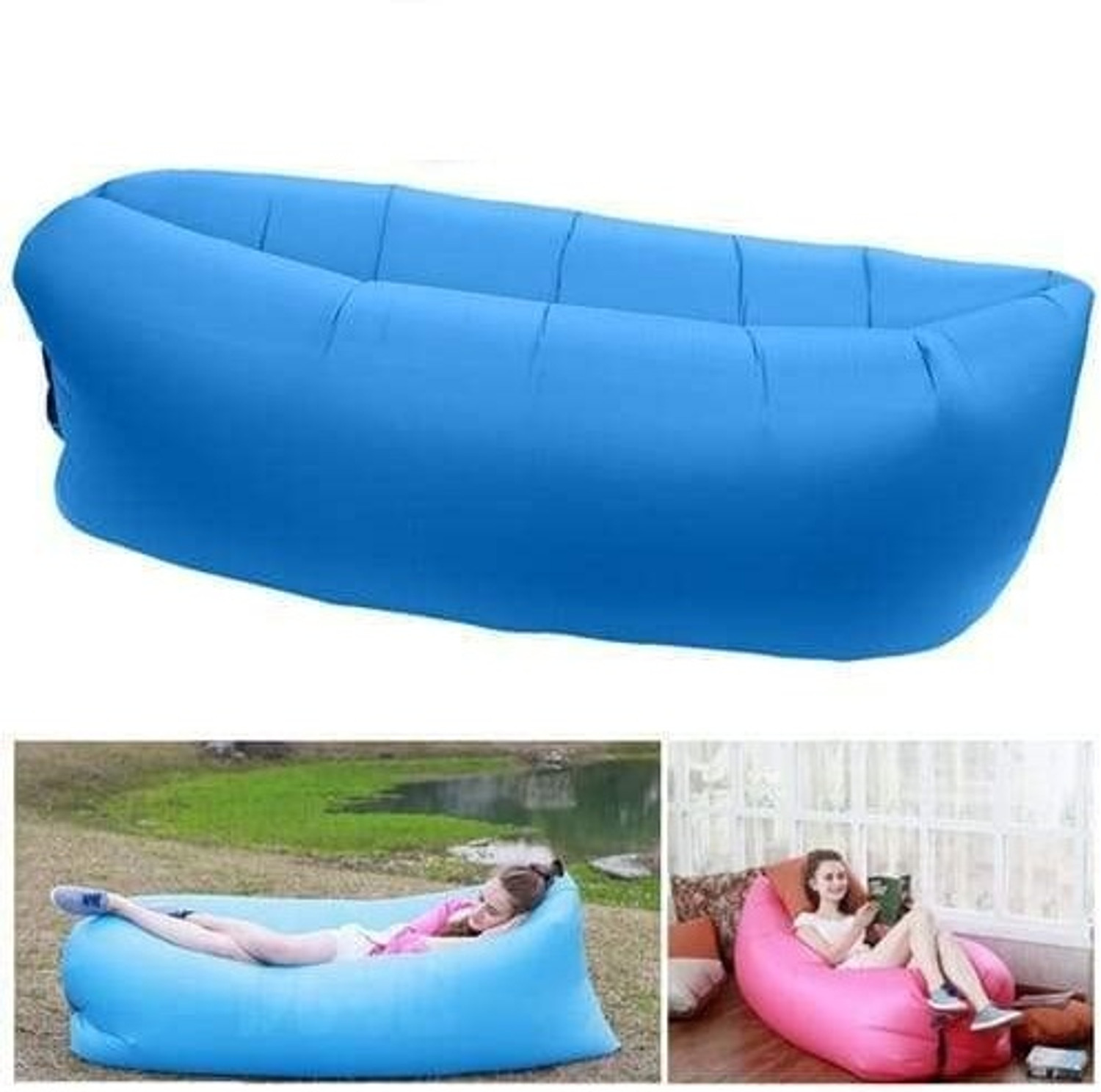 Image of TECHGEAR Air Lazy Sofa Sleeping Bag for Outdoor, Camping, Cam