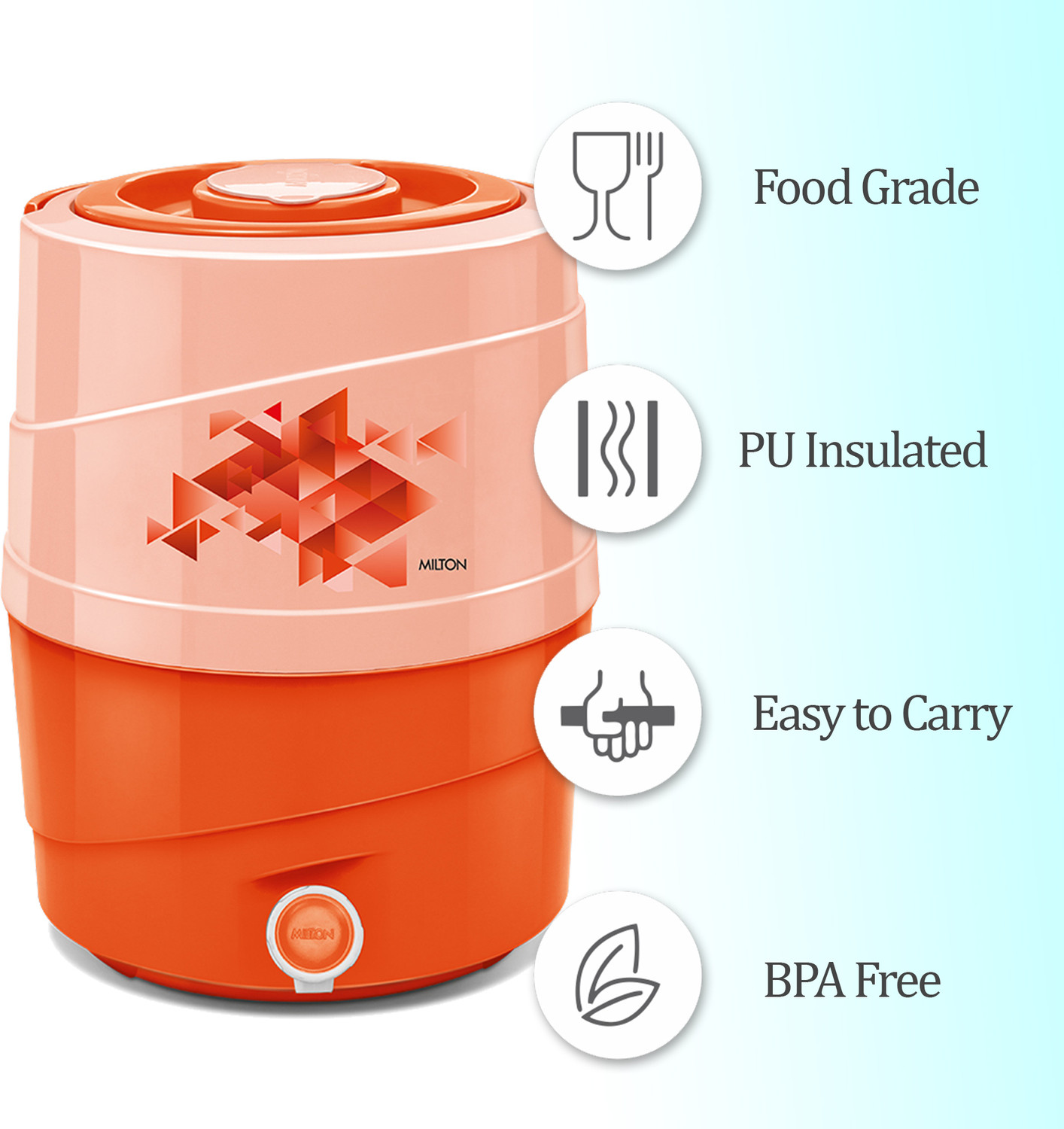 Image of MILTON 22 L Plastic Water Jug