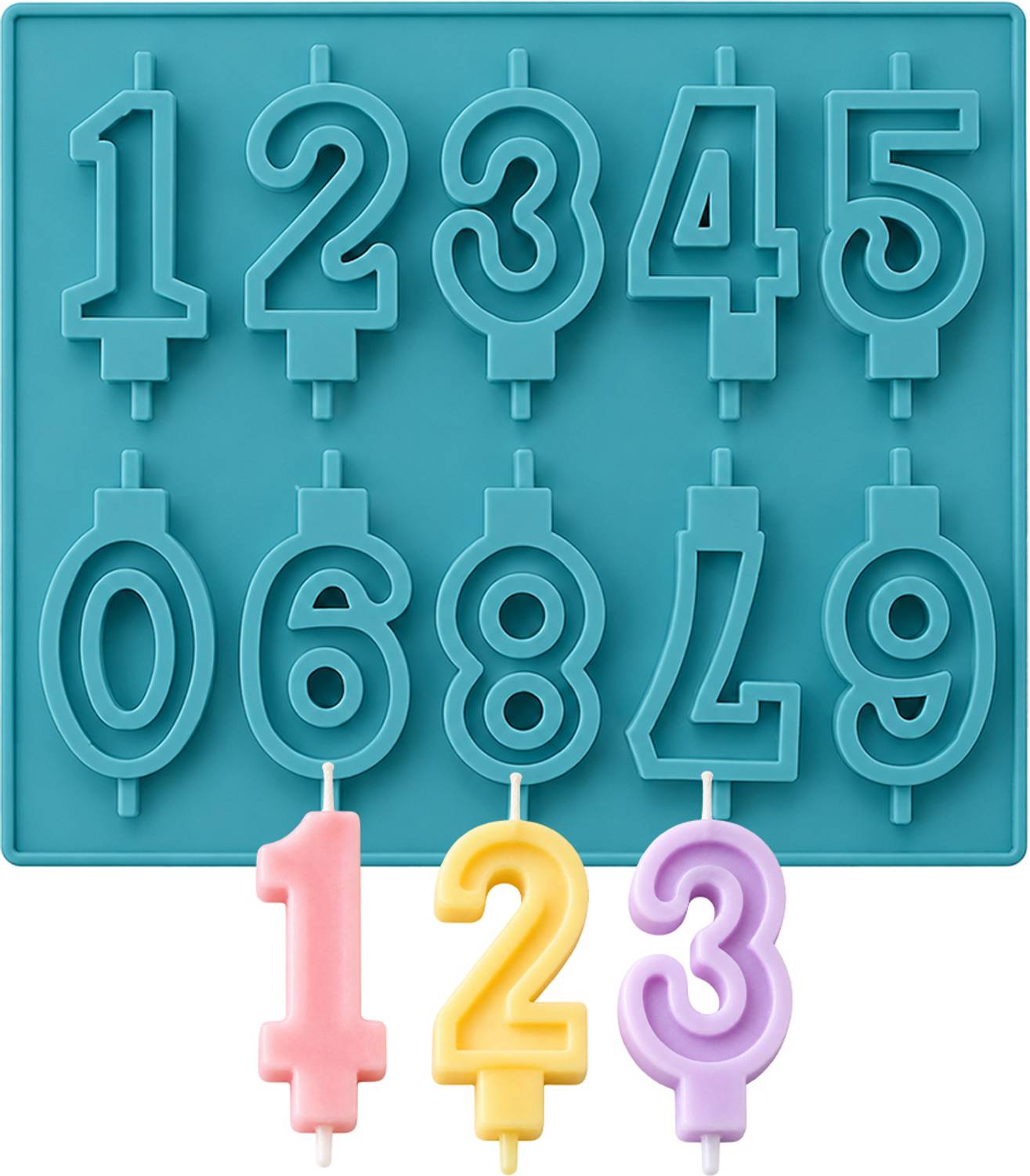 BAKEMO Regular Silicone Candle Moulds