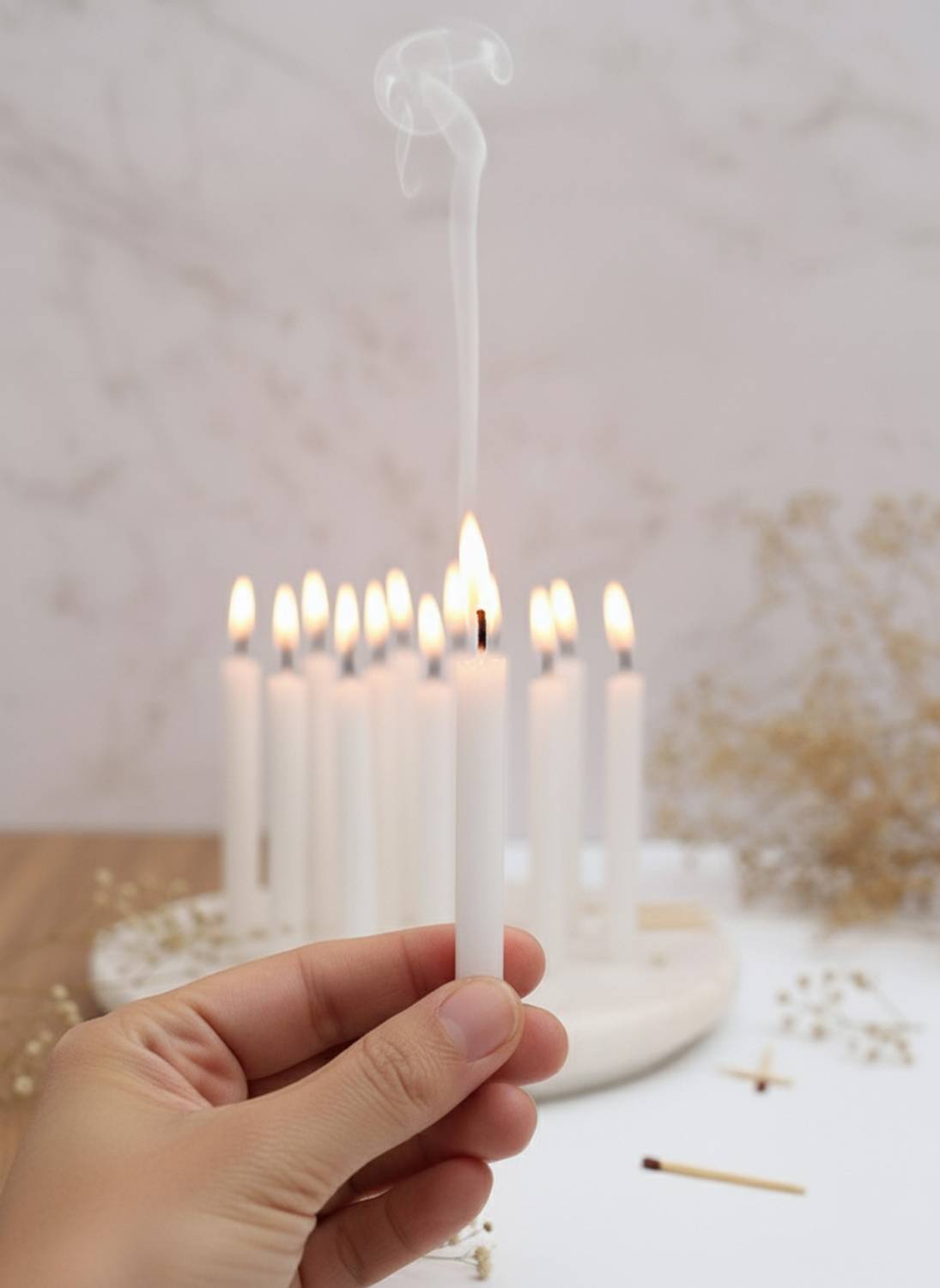 ASIDEA Stick candles pack of 50 Candle