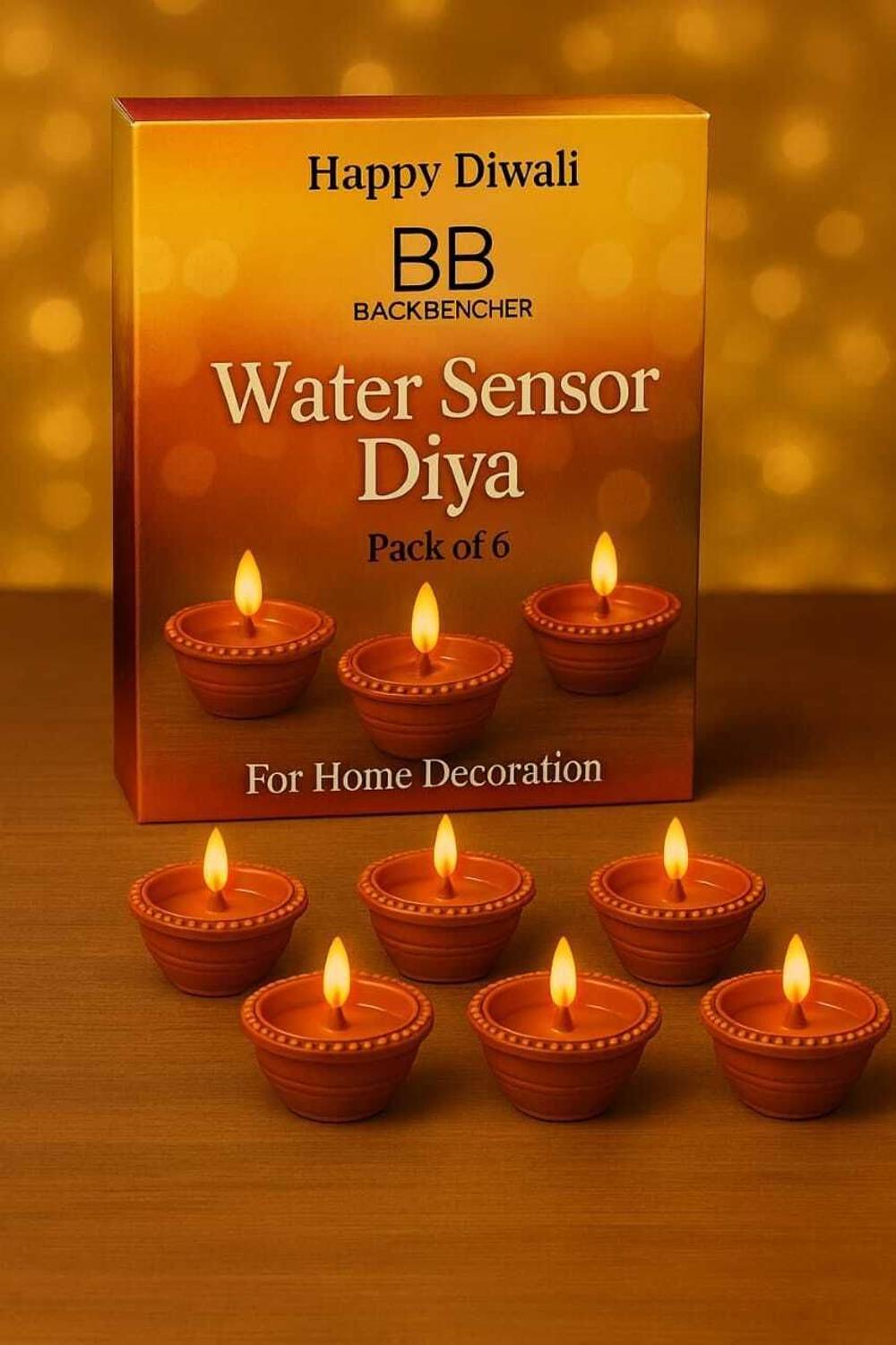 backbenchers water-sensor-LED- diya Candle