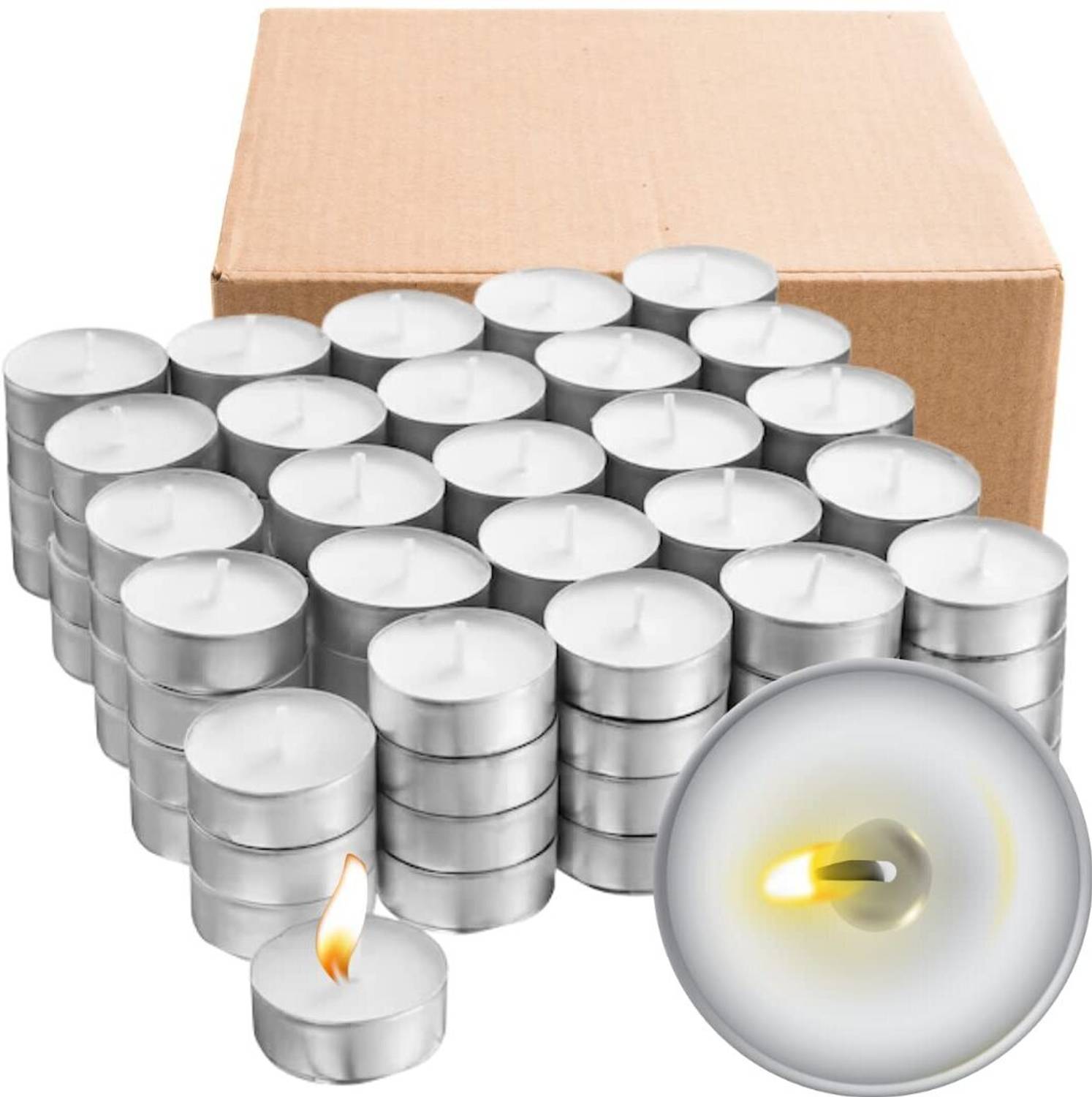 ARPHIBO UnScented Tealight Candle .Home & Office Decor Candle