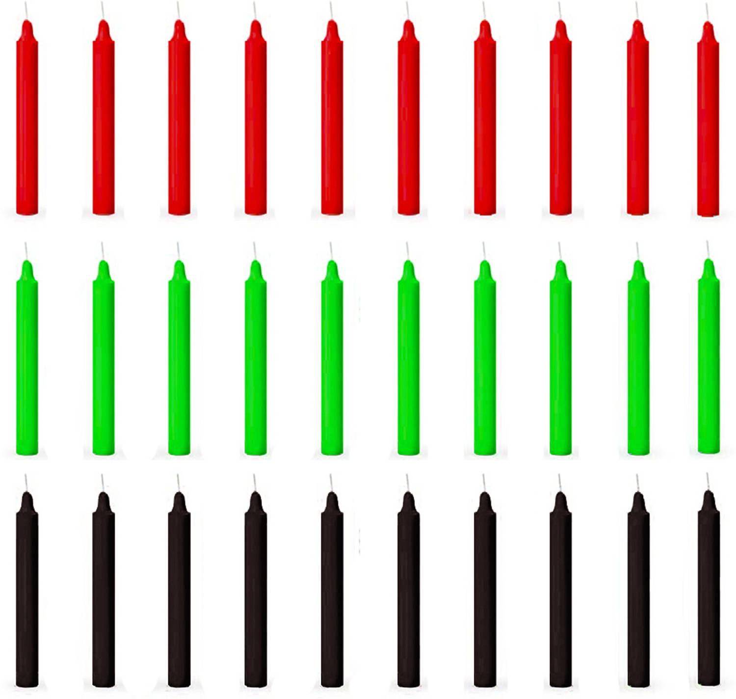 ASIDEA Plain 30 stick candles for home decor, birthday, Diwali, Party Candle