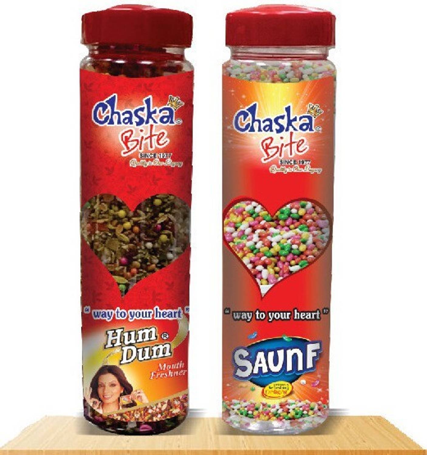 ALKA FOODS CHASKA BITE SAUNF AND HUM DUM COMBO PACK SWEET SAUNF, MOUTH FRESHNER Mouth Freshener