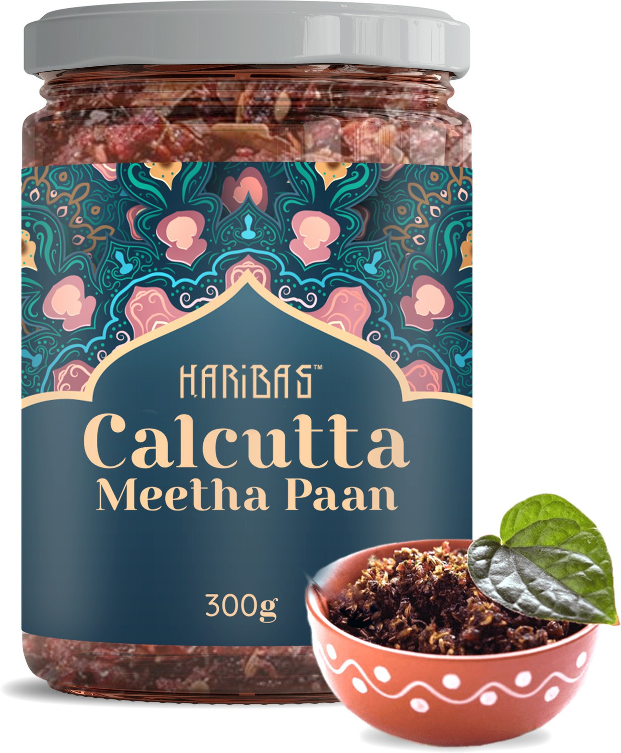 Image of HARIBAS Calcutta Meetha Paan 300g Without Supari | After-Meal Snack| Traditional Mukhwas Calcutta Paan Mouth Freshener