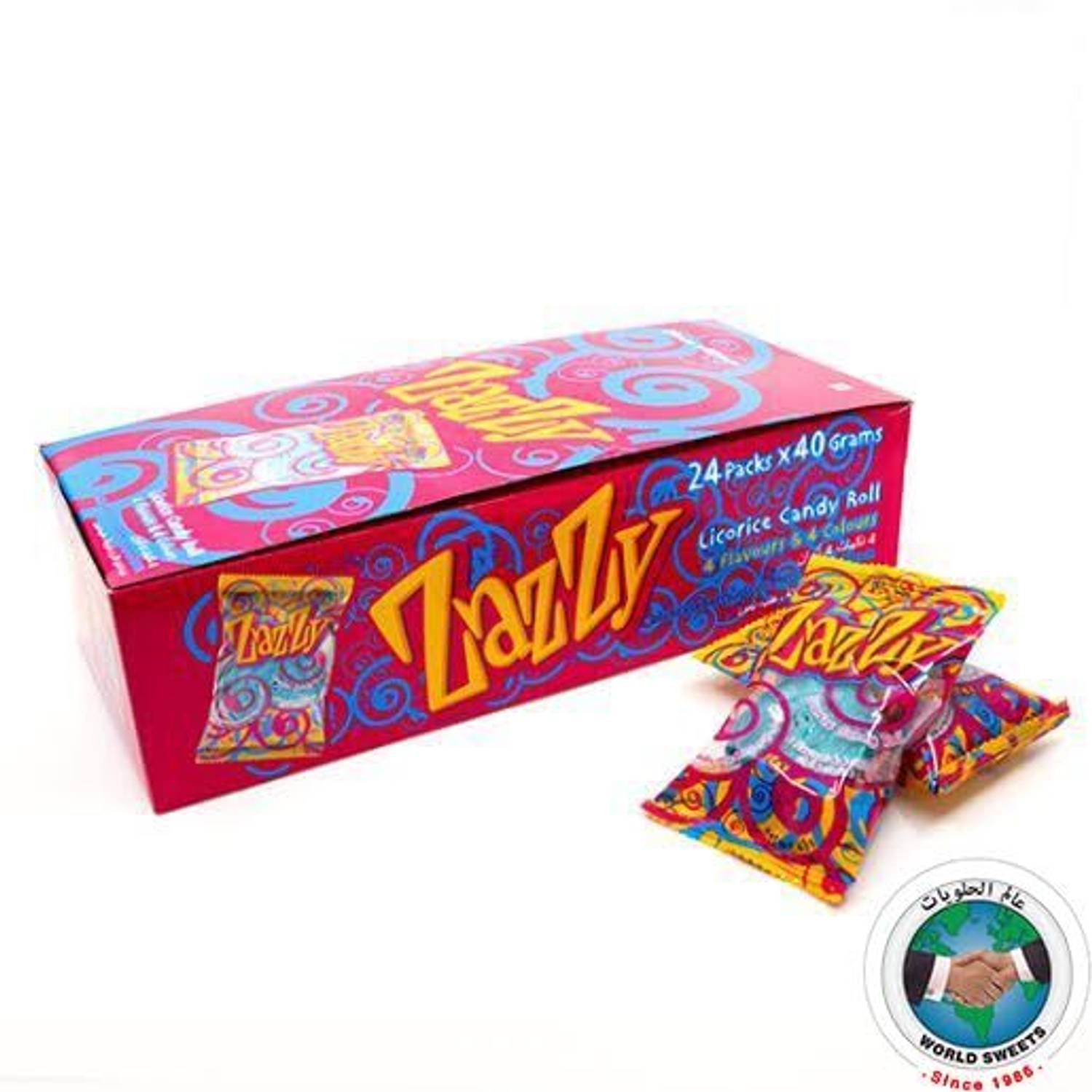 Paradise Zazzy Gummy Candy is a Sour And Sweet Assorted Flavours