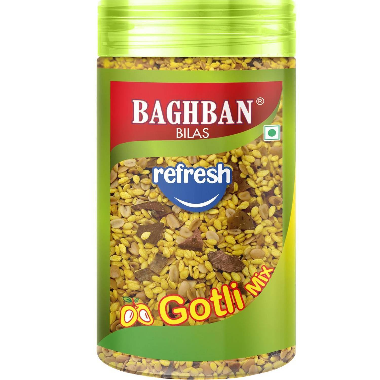 BAGHBAN Bilas Refresh Gotli Mix | Premium Digestive Mukhwas | Tangy Spicy Gotli Mix Mouth Freshener