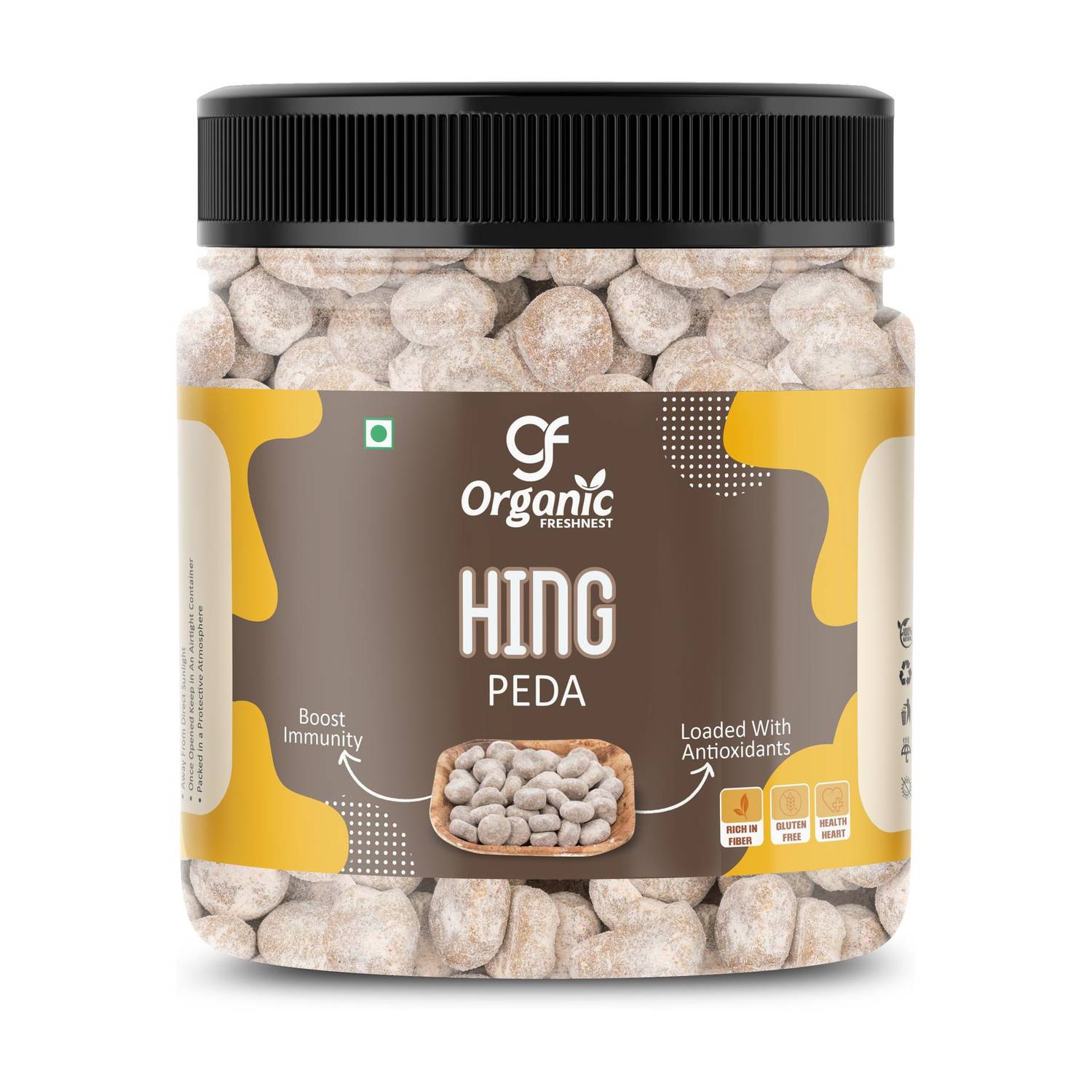 Organic FRESHNEST Natural Hing Peda| Hing Pachak Churan Goli| Digestive Mouth Freshner|400g Hing Candy
