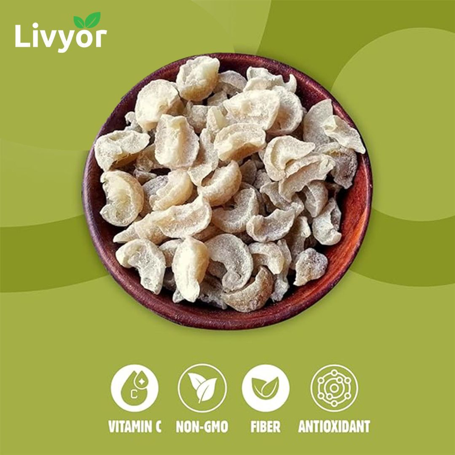 Image of LIVYOR Dried Amla Candy | Awla Indian Dry Gooseberry Amla Candy