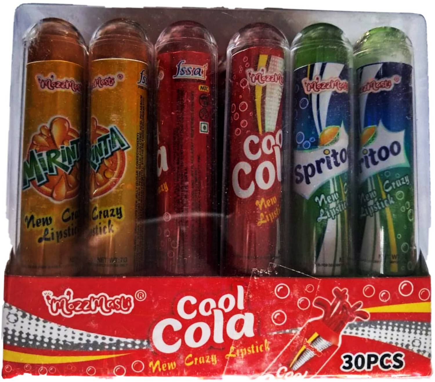 AS enterprises Soft Drink Flavors New Crazy Lipstick Candy