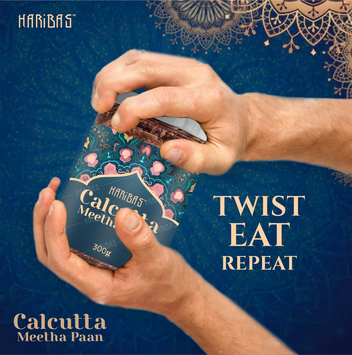 Image of HARIBAS Calcutta Meetha Paan 300g Without Supari | After-Meal Snack| Traditional Mukhwas Calcutta Paan Mouth Freshener