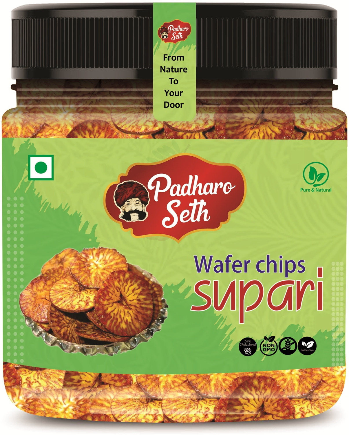 Image of Padharo Seth Soft Sweet Supari Wafers | Mouth Freshener Mukhwas | Digestive After-Meal Snack Wafer Chips Supari Mouth Freshener