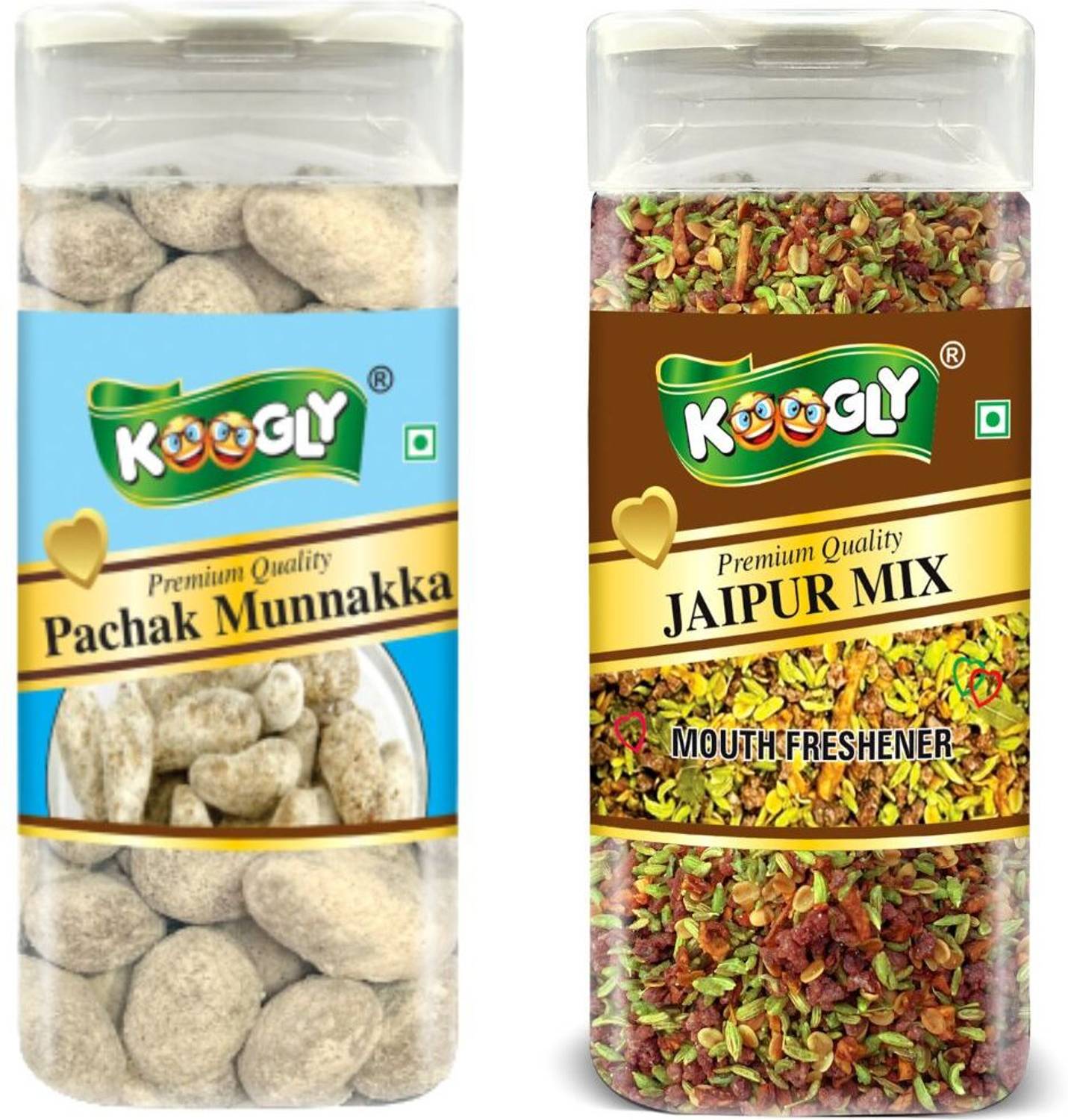 Koogly Premium Quality After Meal Digestive Goli And Mukhwas- Pachak Munnkka, Jaipur Mix Mouth Freshener