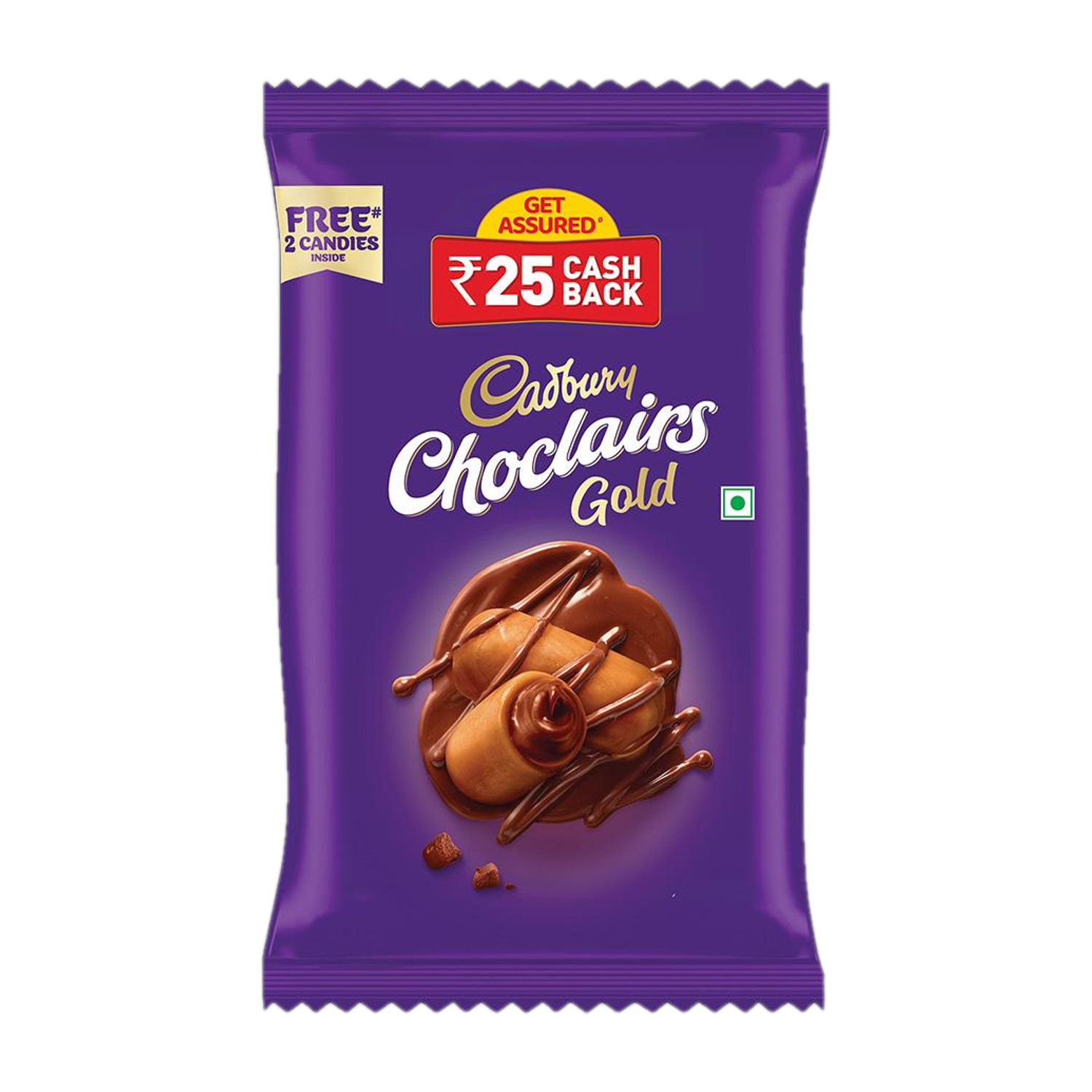 Image of Cadbury Choclairs Gold Chocolate Candy