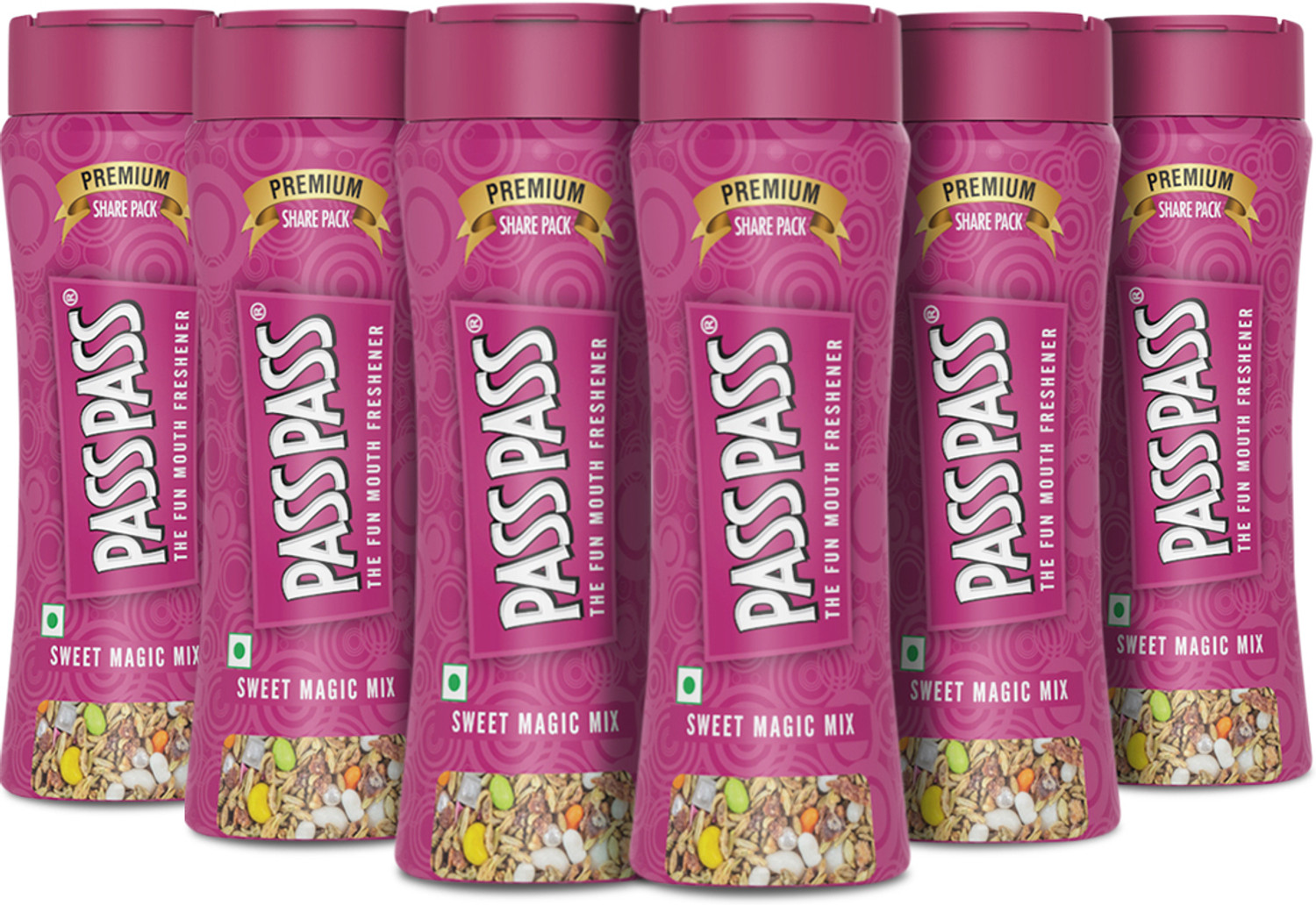 Image of Pass Pass Spice Based Mouth Freshener | Digestive, High in Fibre & Anti-Oxidants | Sweet Magic Mix Mouth Freshener