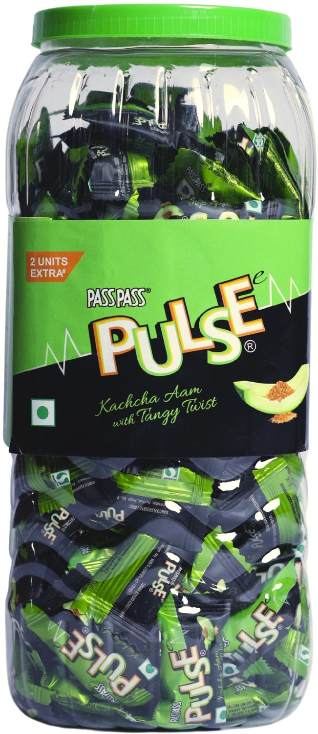 Image of ds group Pulse candy kachha aam flavour |175 pieces| kachha aam Candy