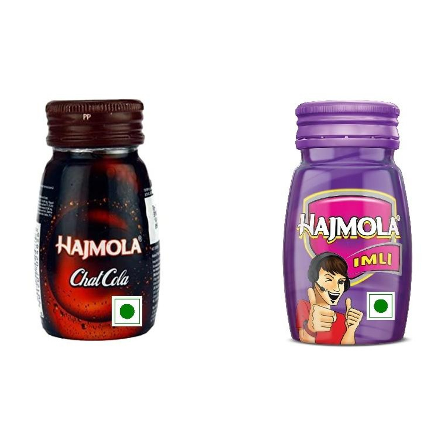 Image of Dabur HAJMOLA DIGESTIVE Tablets CHAT COLA AND IMLI FLAVOUR Tasty & Chatpati Tablets CHAT COLA, IMLI Candy (2 x 120 pieces)