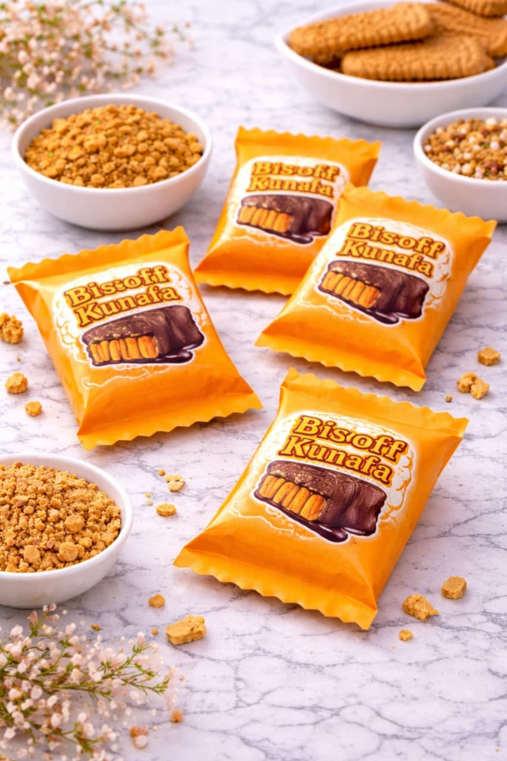Image of Hitchocolate Kunafa Chocolate Bites - Pack of 12| Refreshing Indian Fusion Sweet Treat Kunafa flavour Candy