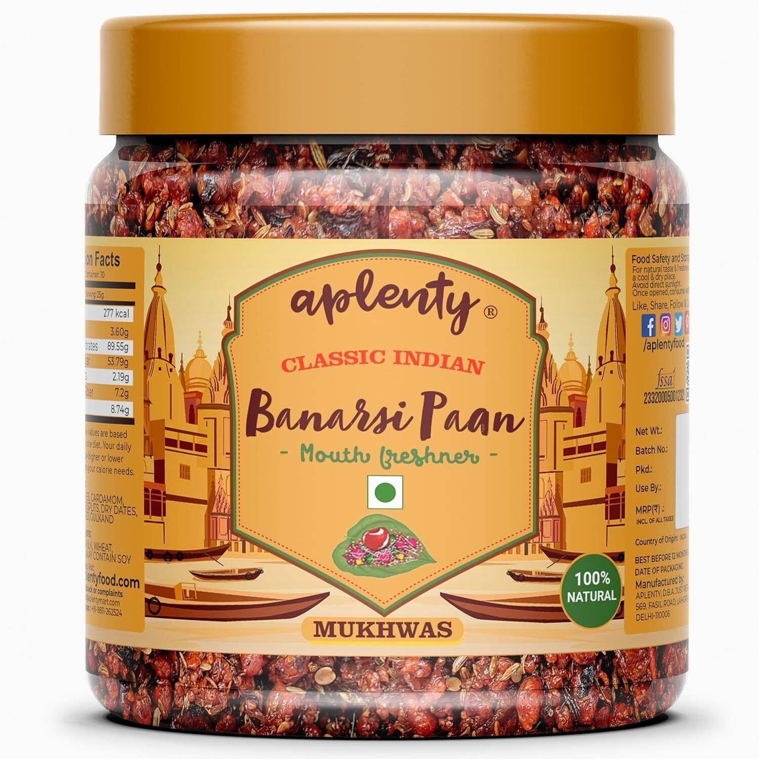 APLENTY Banarsi Paan | Banaarsi Meetha Pan | Pan| Mouth Freshener After Meal snack Sweet Mouth Freshener