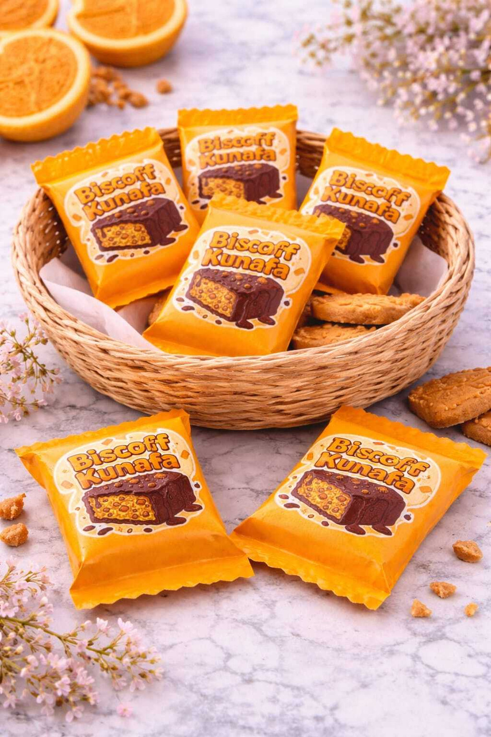 Image of Hitchocolate Kunafa Chocolate Bites - Pack of 12| Refreshing Indian Fusion Sweet Treat Kunafa flavour Candy
