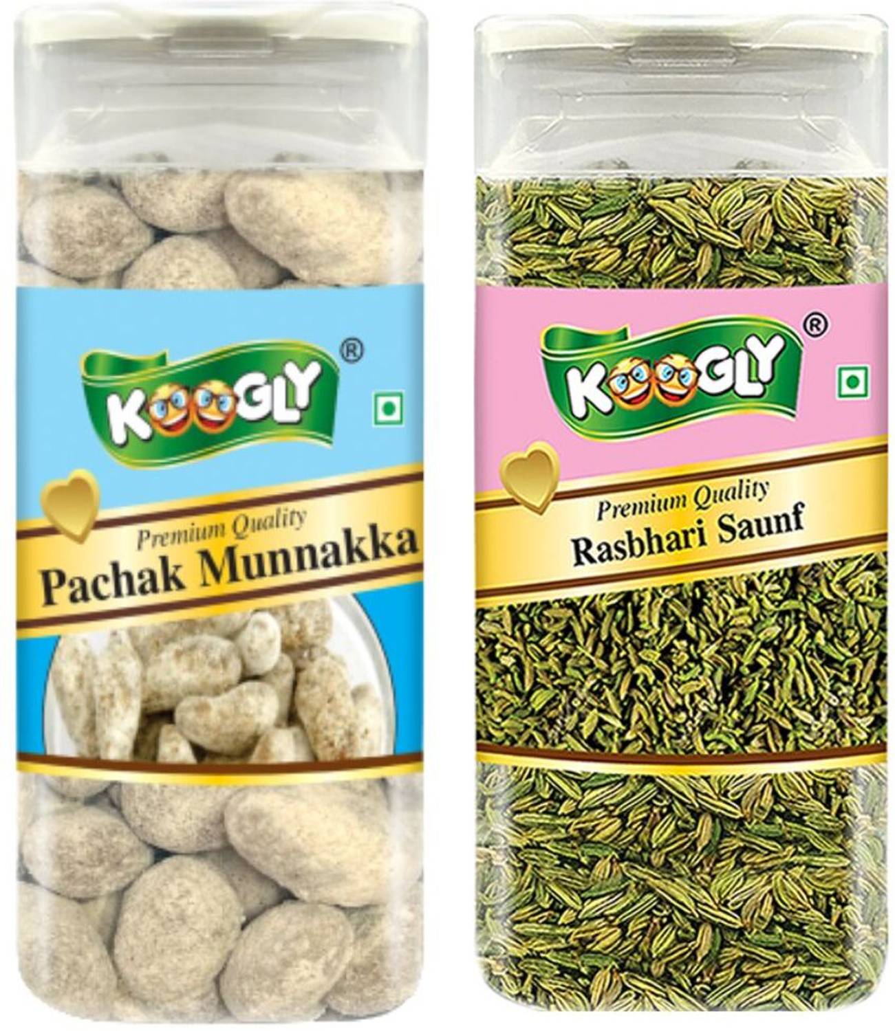 Koogly Premium Quality After Meal Digestive Goli And Mukhwas- Pachak Munnkka, Rasbhari Saunf Mouth Freshener
