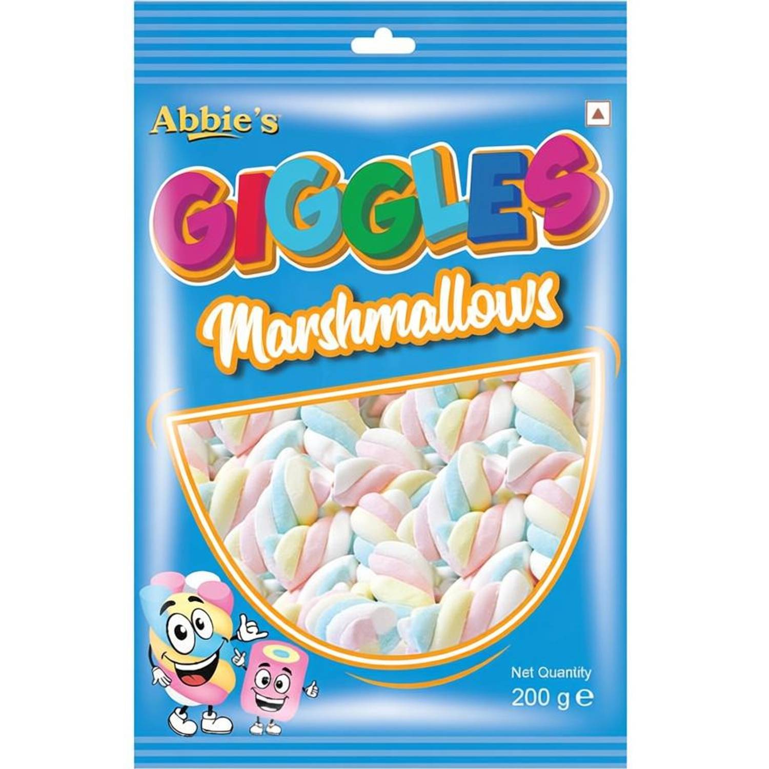 Abbie's iggles Twister Shaped Marshmallows 200 g Multi-Flavoured, Gluten Free Multi Flavour Marshmallow