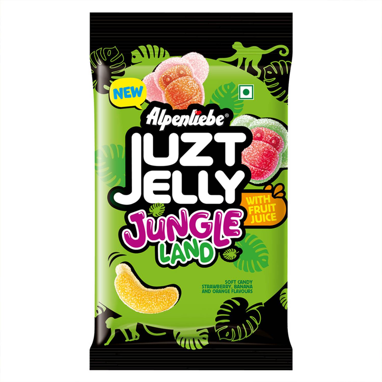 Alpenliebe Juzt Jelly Jungle Land Soft Candy Jelly with Fruit Jelly Candy