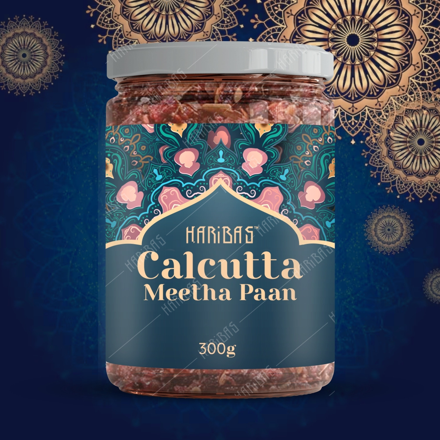 Image of HARIBAS Calcutta Meetha Paan 300g Without Supari | After-Meal Snack| Traditional Mukhwas Calcutta Paan Mouth Freshener