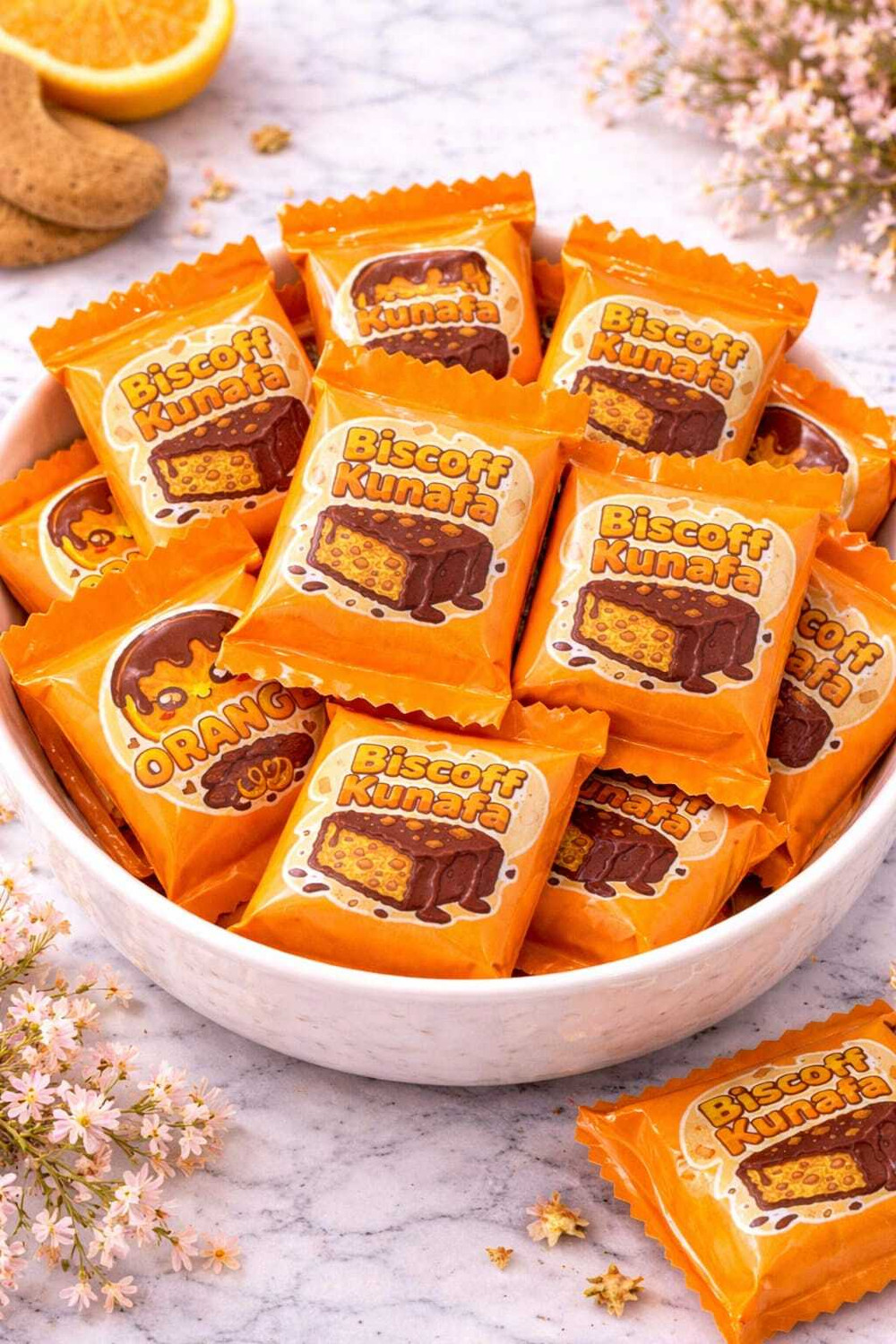 Image of Hitchocolate Kunafa Chocolate Bites - Pack of 12| Refreshing Indian Fusion Sweet Treat Kunafa flavour Candy