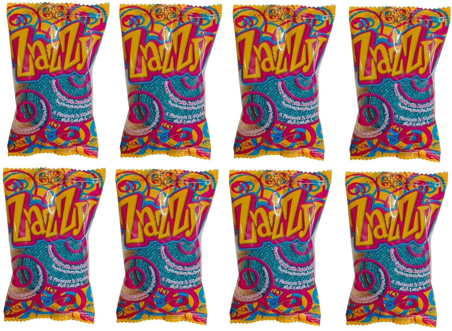 Paradise Zazzy Gummy Candy is a Sour And Sweet Assorted Flavours